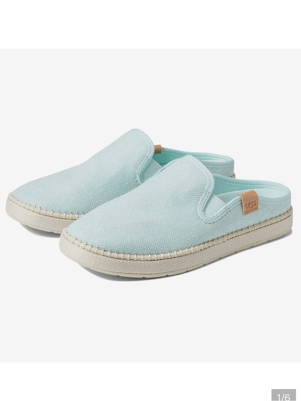 UGG Delu Frost Sky Blue Slip-Ons Sneakers